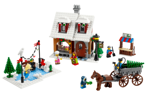 10216 Winter Village Bakery Sets