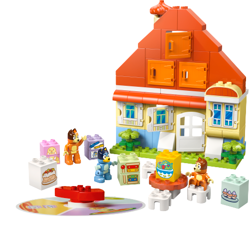 Bluey's Family House with Memory Game Sets