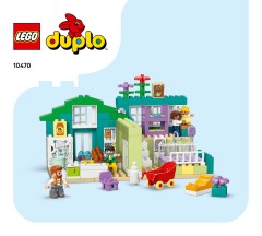 3 in 1 Modern Family House with Figures Sets