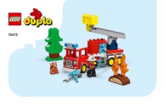 Fire Truck with Hose and Firefighter Sets