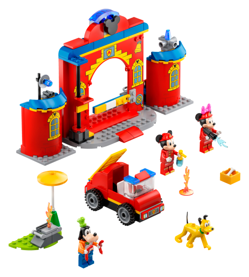 10776 Mickey & Friends Fire Engine & Station Sets