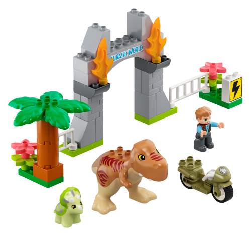 10939 T. Rex and Triceratops Dinosaur Breakout Sets