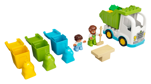 10945 Garbage Truck and Recycling Sets