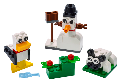11012 Creative White Bricks Sets