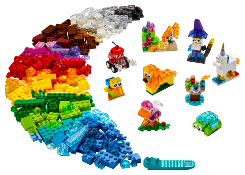11013 Creative Transparent Bricks Sets