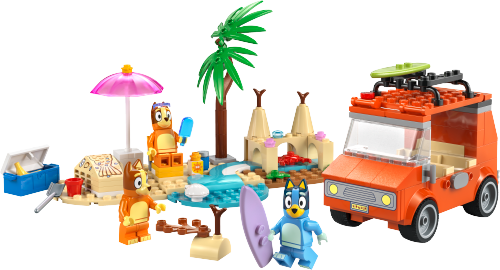 Bluey's Beach & Family Car Trip Sets