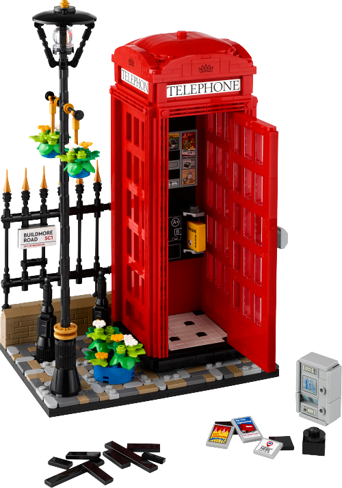 21347 Red London Telephone Box Sets