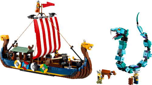 31132 Viking Ship and the Midgard Serpent Sets