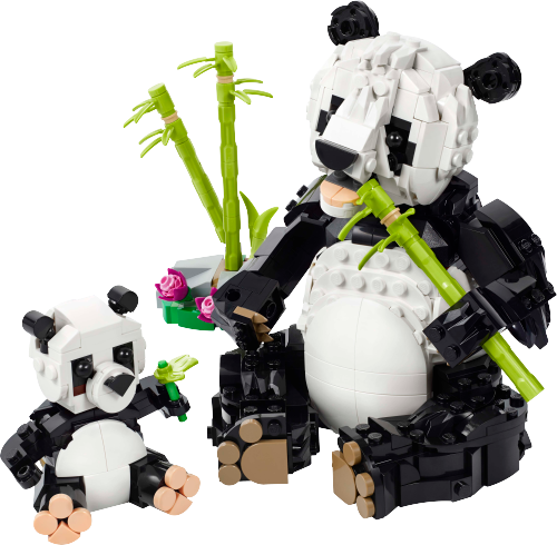 Wild Animals: Panda Family Sets