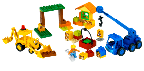 3297 Scoop and Lofty at the Building Yard Sets