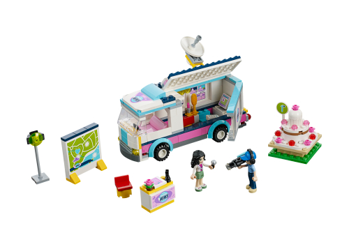 41056 Heartlake News Van Sets