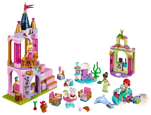 41162 Ariel, Aurora, and Tiana's Royal Celebration Sets
