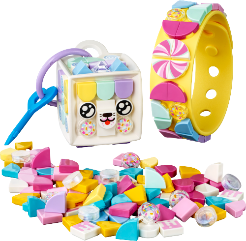 41944 Candy Kitty Bracelet & Bag Tag Sets