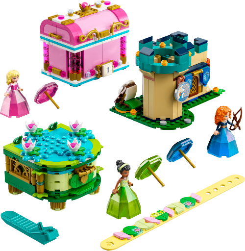 43203 Aurora, Merida and Tiana’s Enchanted Creations Sets