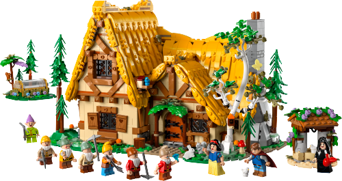 43242 Snow White and the Seven Dwarfs' Cottage Sets