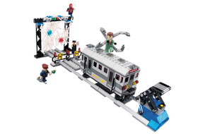 4855 Spider-Man's Train Rescue Sets
