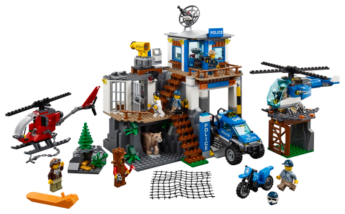 60174 Mountain Police Headquarters Sets