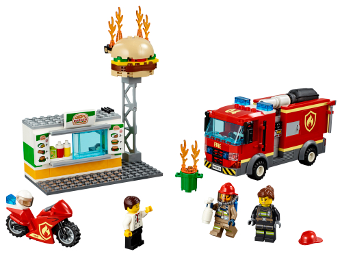 60214 Burger Bar Fire Rescue Sets