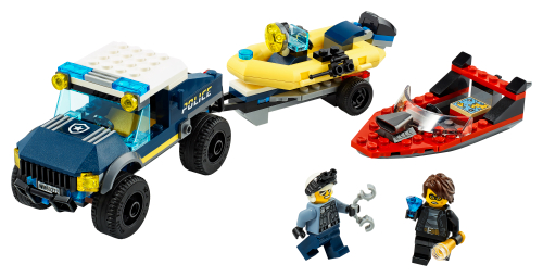 60272 Elite Police Boat Transport Sets