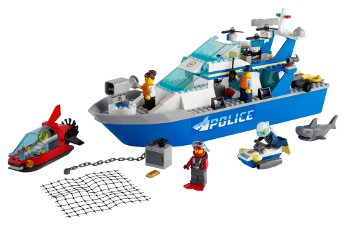 60277 Police Patrol Boat Sets