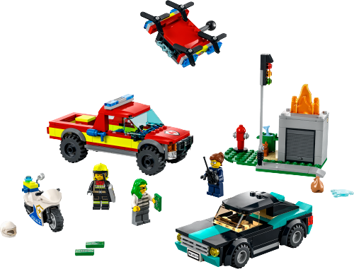 60319 Fire Rescue & Police Chase Sets