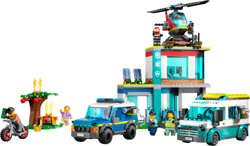 60371 Emergency Vehicles HQ Sets