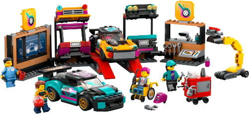 60389 Custom Car Garage Sets
