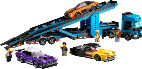 60408 Car Transporter Truck with Sports Cars Sets