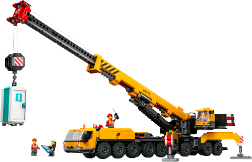 60409 Yellow Mobile Construction Crane Sets