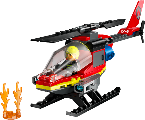 60411 Fire Rescue Helicopter Sets