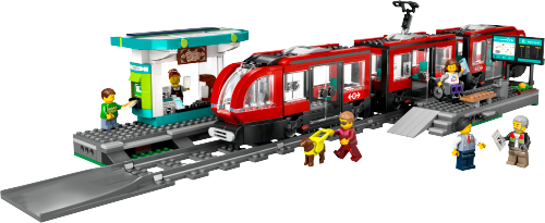 60423 Downtown Tram and Station Sets