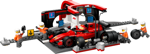 F1® Pit Stop & Pit Crew with Ferrari Car Sets