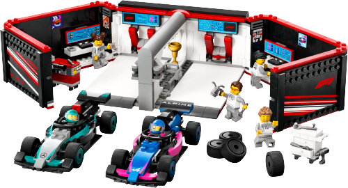 F1® Garage & Mercedes-AMG & Alpine Cars Sets