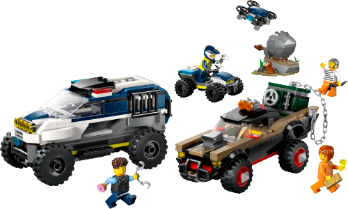Off-Road Police Car Chase Sets