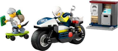 Police Motorcycle chase Sets