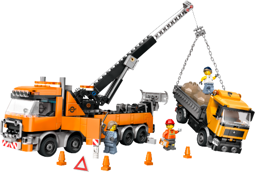 Heavy-Duty Recovery Tow Truck with Crane Sets