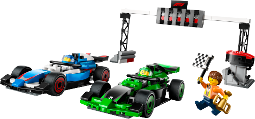 F1® Grid with VCARB & Sauber Race Cars Sets