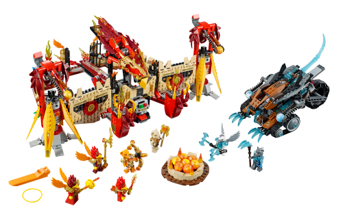 70146 Flying Phoenix Fire Temple Sets