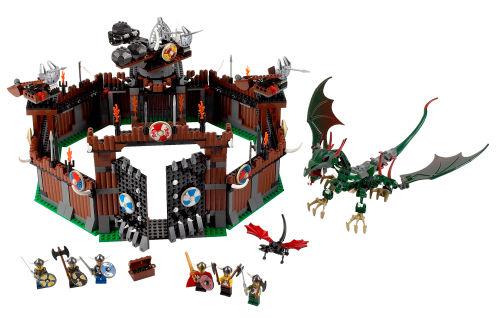 7019 Viking Fortress against the Fafnir Drago Sets