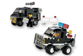 7032 Highway Patrol and Undercover Van Sets
