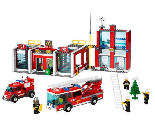 7208 Fire Station Sets