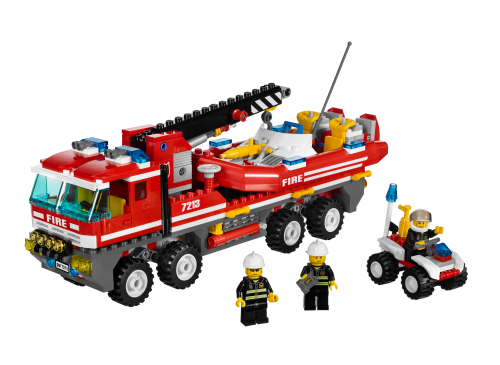 7213 Off-road Fire Truck & Fireboat Sets