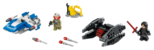 75196 A-Wing vs. TIE Silencer Microfighters Sets