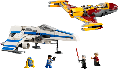 75364 New Republic E-Wing vs. Shin Hati’s Starfighter Sets