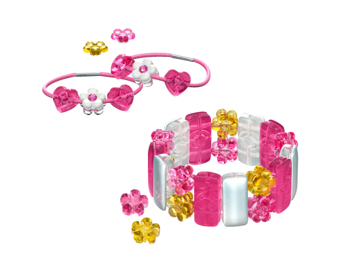 7554 Pearly Pink Bracelet & Bands Sets