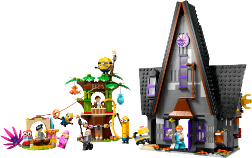 Minions and Gru's Family Mansion Sets