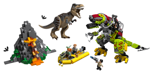75938 T. rex vs Dino-Mech Battle Sets
