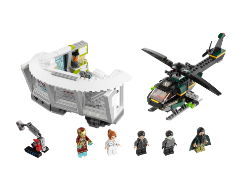 76007 Iron Man: Malibu Mansion Attack Sets