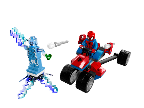 76014 Spider-Trike vs. Electro Sets