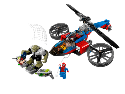 76016 Spider-Helicopter Rescue Sets